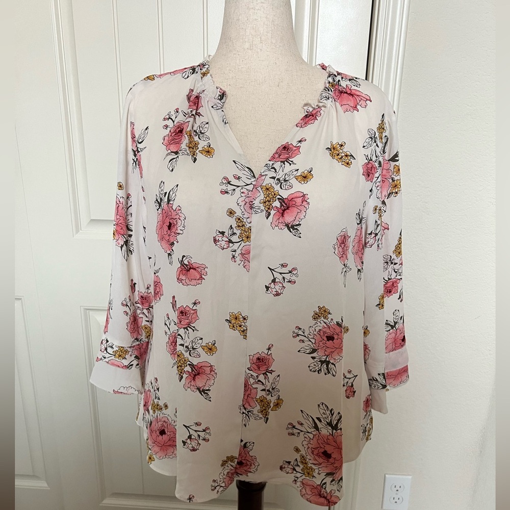 Maurices Floral Blouse - XL